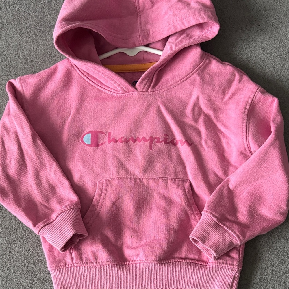 EUC Champion Baby Pink Hoodie-24m